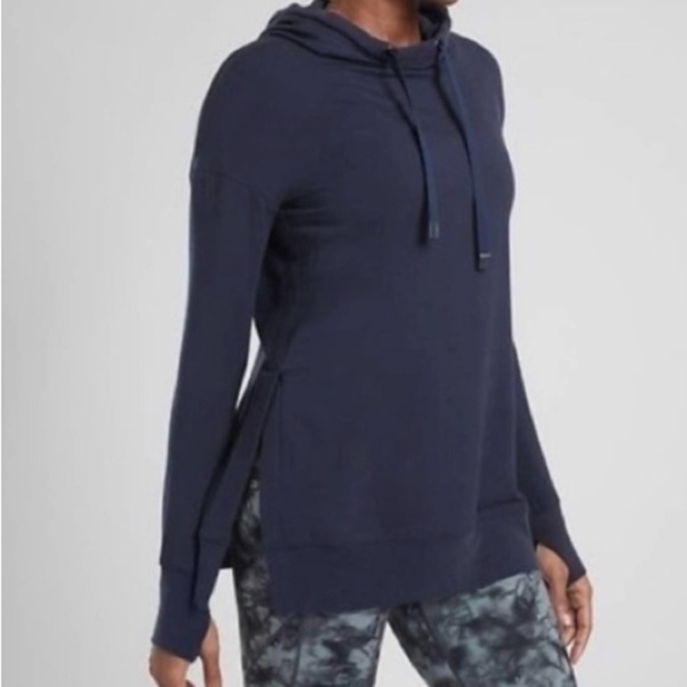 ATHLETA Sayulita Hoodie Navy Small